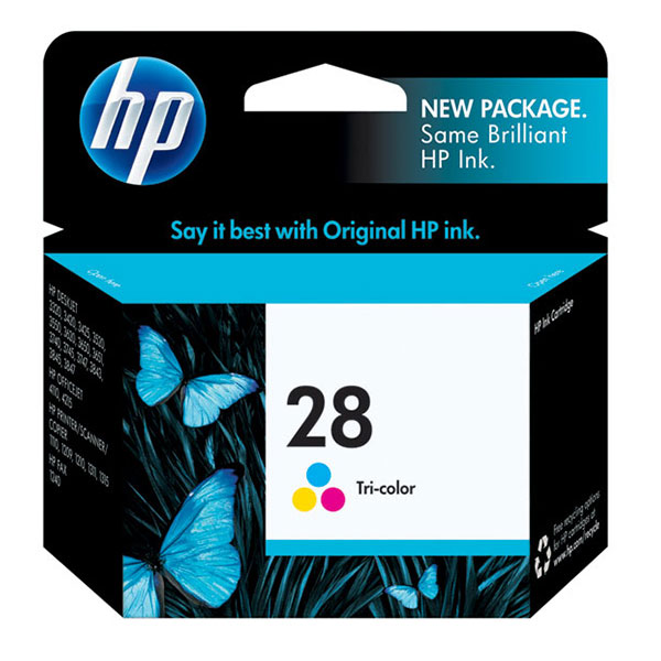 HP 28 Ink Cartridge, Tri-color (C8728AN)
