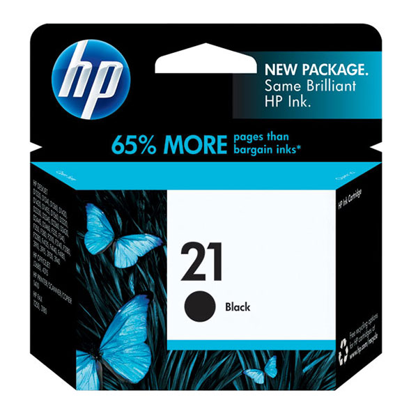 HP 21 Ink Cartridge, Black (C9351AN)