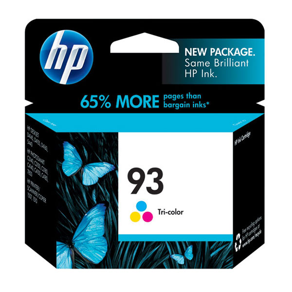 HP 93 Ink Cartridge, Tri-color (C9361WN)