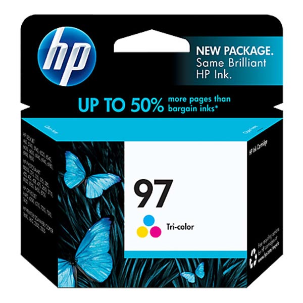 HP 97 Ink Cartridge, Tri-color (C9363WN)