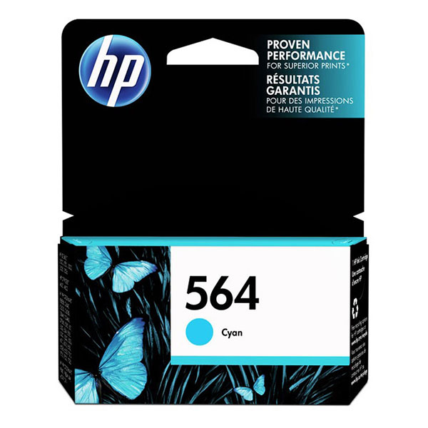 HP 564 Ink Cartridge, Cyan (CB318WN)
