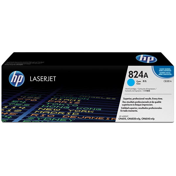 OEM toner for HP Color LaserJet CP6015 series.