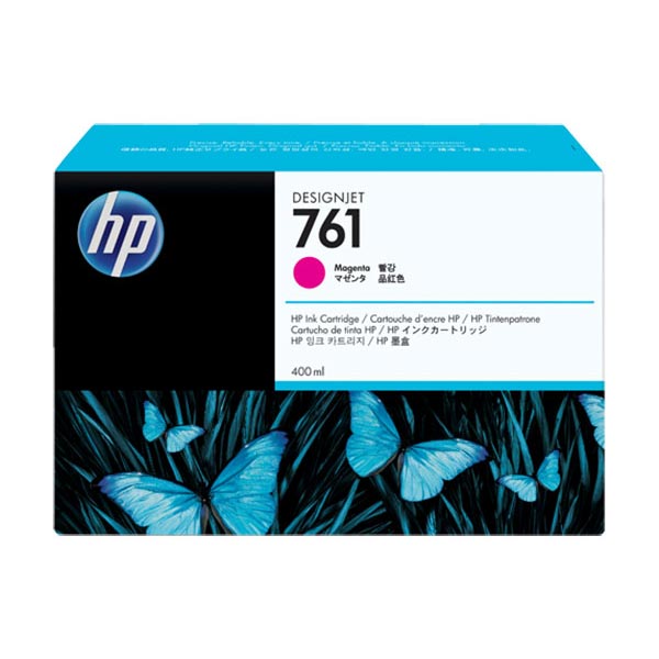 HP 761 400-ml Magenta DesignJet Ink Cartridge (CM993A)