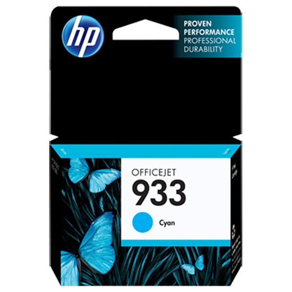 HP 933 Ink Cartridge, Cyan (CN058AN)