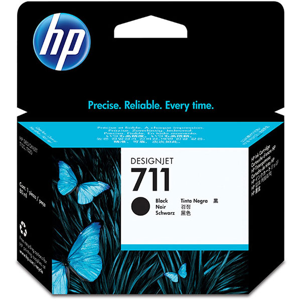HP 711 80-ml Black DesignJet Ink Cartridge (CZ133A)