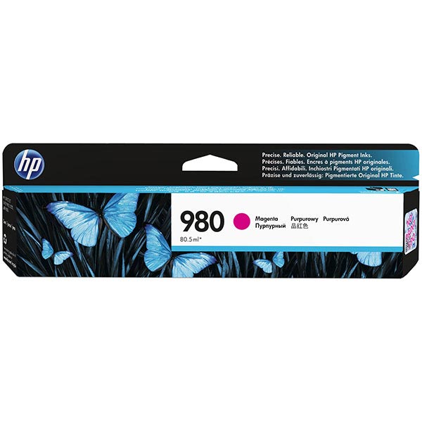 HP 980 Ink Cartridge, Magenta (D8J08A)