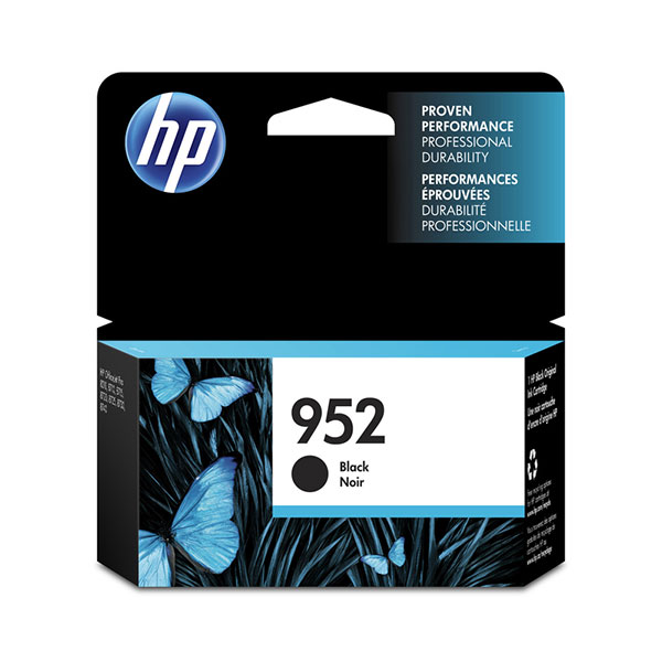 HP 952 Ink Cartridge, Black (F6U15AN)
