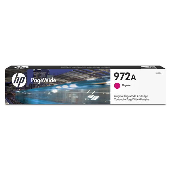 HP 972A PageWide Cartridge, Magenta (L0R89AN)