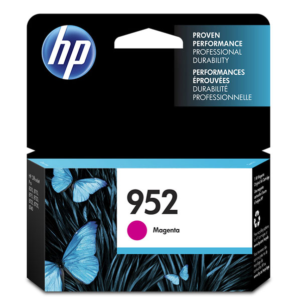 HP 952 Ink Cartridge, Magenta (L0S52AN)