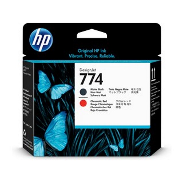 HP 774 ink cartridge BlackChromatic red