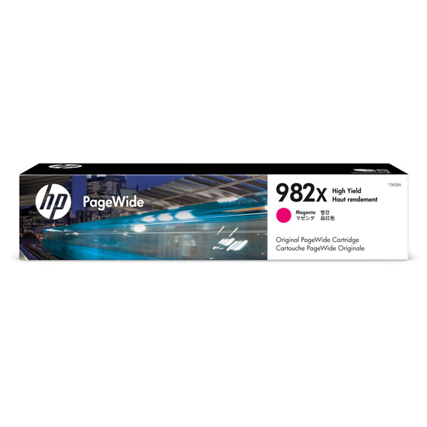 HP 982X PageWide Cartridge, Magenta High Yield (T0B28A)