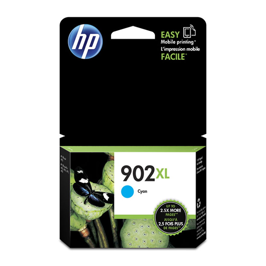 HP 902XL Ink Cartridge, Cyan (T6M02AN)