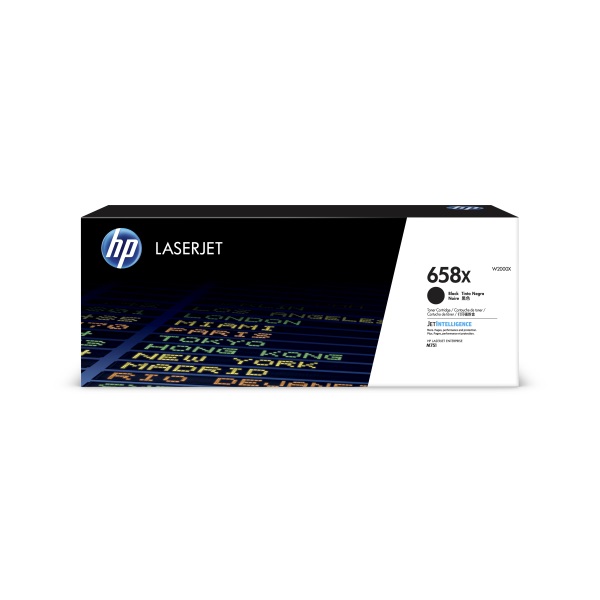 HP 658X, (W2000X) High-Yield Black Original LaserJet Toner Cartridge