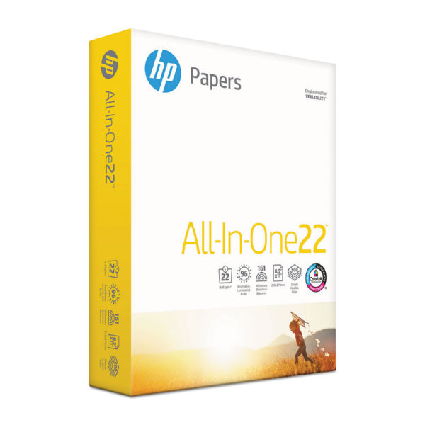 All-In-One22 Paper, 96 Bright, 22lb, 8.5 x 11, White, 500/Ream