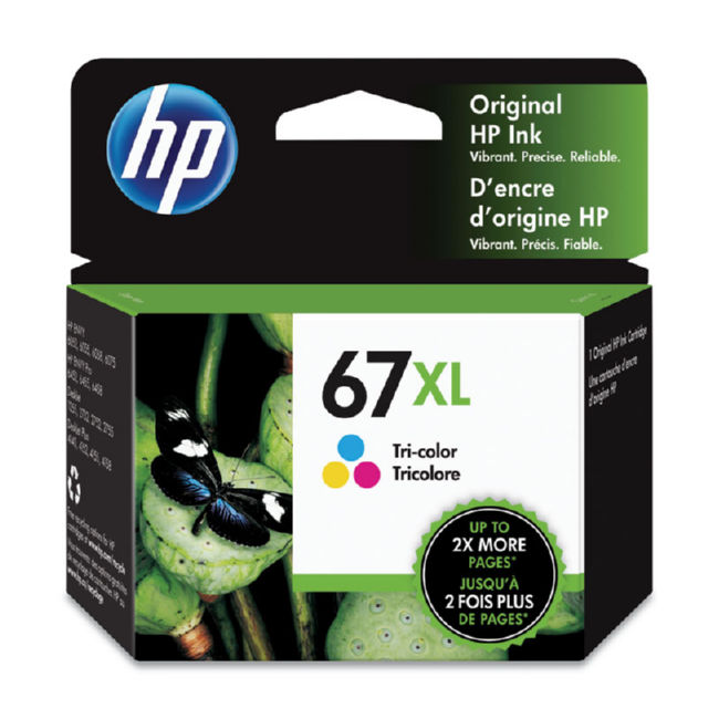HP 67XL High Yield Tri-color Original Ink Cartridge (3YM58AN)