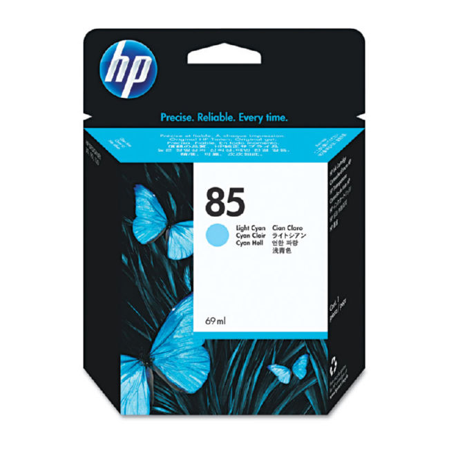 HP 85 69-ml Light Cyan DesignJet Ink Cartridge (C9428A)