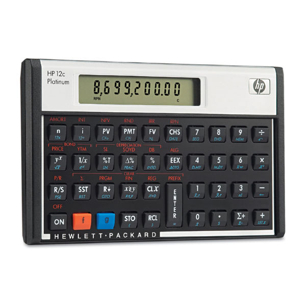 12c Platinum Financial Calculator, 10-Digit LCD