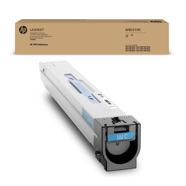 HP W9051MC Cyan Managed LaserJet Toner Cartridge