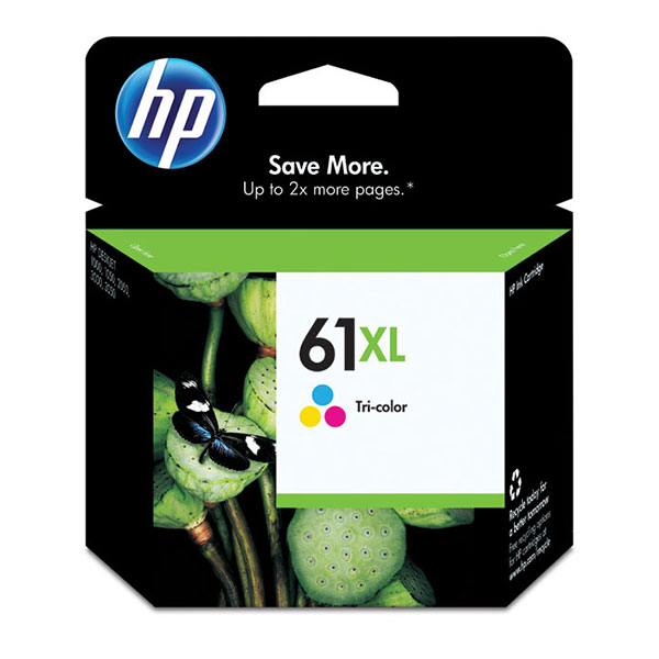 HP 61XL Ink Cartridge, Tri-color (CH564WN)