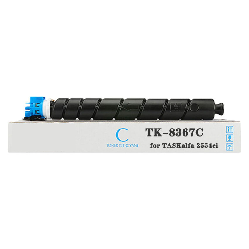 RPL Replacement for Kyocera Compatible TK-8367C 1T02YPCUS0 Cyan Toner Cartridge