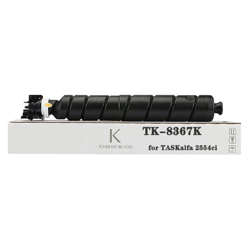 RPL Replacement for Kyocera Compatible TK-8367K 1T02YP0US0 Black Toner Cartridge