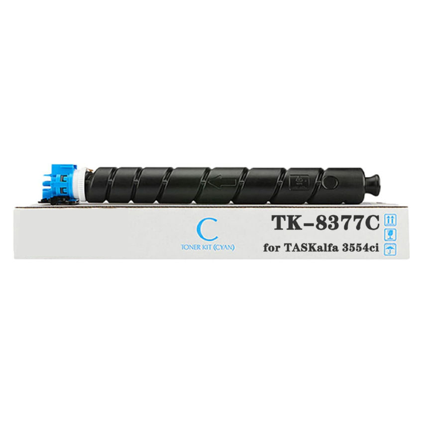 RPL Replacement for Kyocera Compatible TK-8377C 1T02XDCUS0 Cyan Toner Cartridge