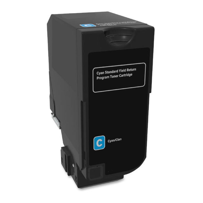 RPL Replacement for Lexmark 74C10C0 Cyan Toner Cartridge