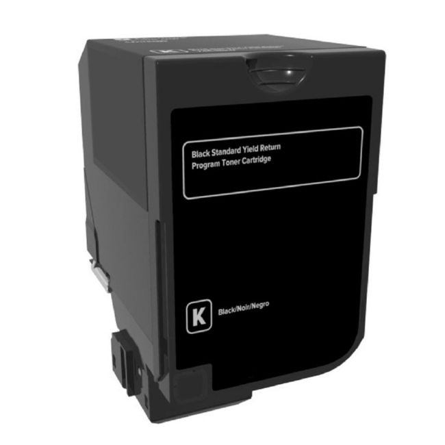 RPL Replacement for Lexmark 74C10K0 Black Toner Cartridge