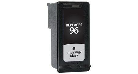Remanufactured Alternative to HP C8767WN (HP 96) Black Inkjet Cartridge