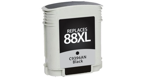 High Capacity Black Inkjet Cartridge compatible with the HP (HP88XL) C9396AN