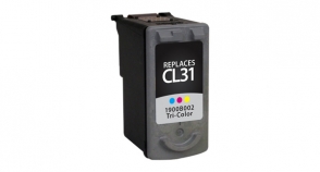 Tri-Color Inkjet Cartridge compatible with the Canon (CL-31) 1900B002