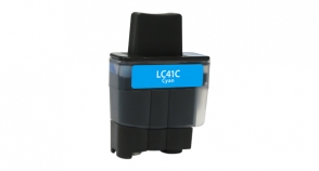 Cyan Inkjet Cartridge compatible with the Brother LC-41C