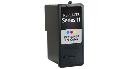Tri-Color Inkjet Cartridge compatible with the Dell (JP453) CN596