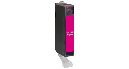 Magenta Inkjet Cartridge compatible with the Canon (CLI-221M) 2948B001