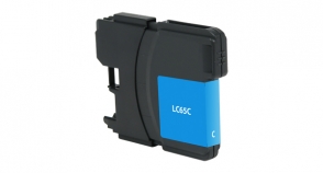 Brother LC65HY-C High Capacity Cyan Inkjet Cartridge - Compatible