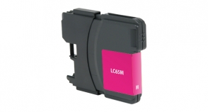 High Capacity Magenta Inkjet Cartridge compatible with the Brother LC-65HYMG