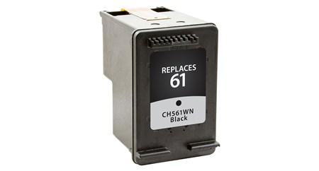 Black Ink Cartridge compatible with the HP (HP 61) CH561WN