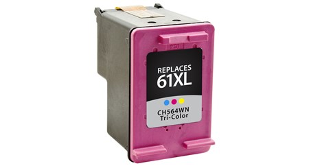 HP 61XL High Yield Color Ink Cartridge (HP CH564WN Ink)