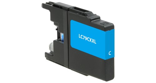 High Yield Cyan Inkjet Cartridge compatible with the Brother LC79C (2,400 page yield)