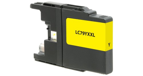 High Yield Yellow Inkjet Cartridge compatible with the Brother LC79Y (2,400 page yield)