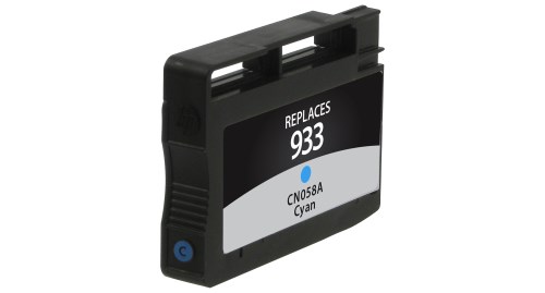 Cyan Inkjet Cartridge compatible with the HP (HP 933) CN058A