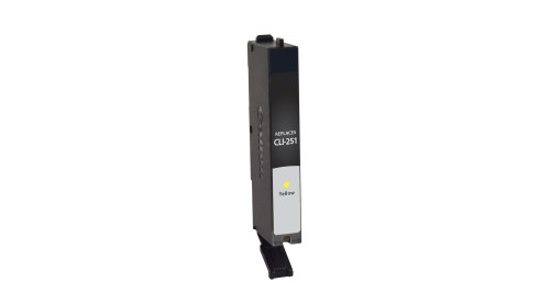 Yellow Inkjet Cartridge compatible with the Canon CLI-251Y