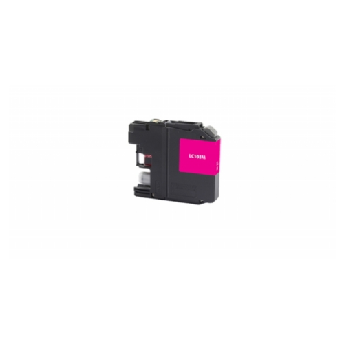 High Yield Magenta Inkjet Cartridge compatible with the Brother LC103M, LC101M (2,400 page yield)