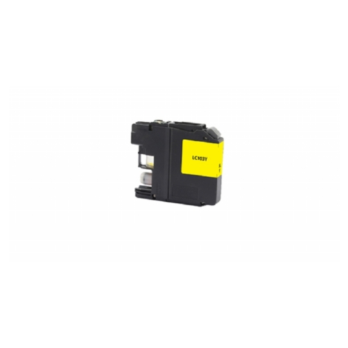 High YieldYellow Inkjet Cartridge compatible with the Brother LC103Y, LC101Y (2,400 page yield)