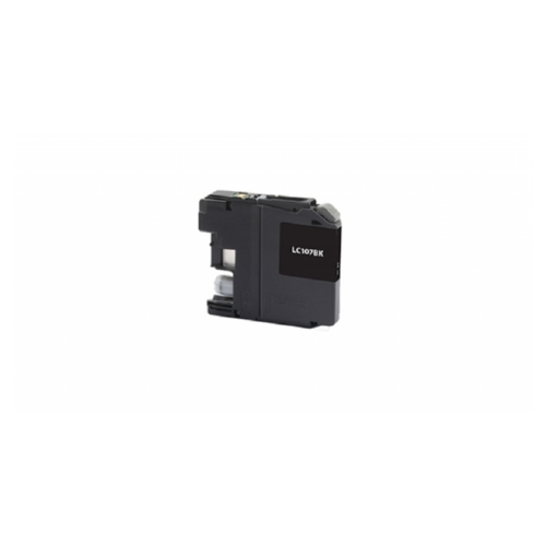 High Yield Black Inkjet Cartridge compatible with the Brother LC107BK (2,400 page yield)