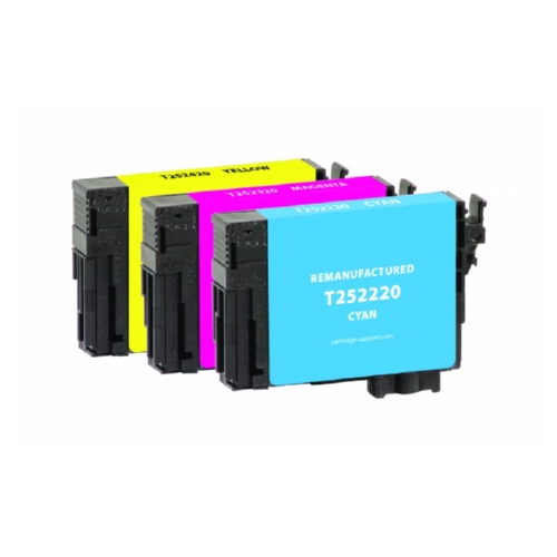 Epson T252520 Cyan, Magenta, Yellow Ink Cartridges for Epson T252, 3-Pack