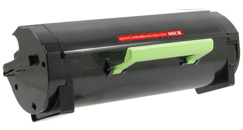 Lexmark Compliant MICR Black Toner Cartridge compatible with the Lexmark 50F1U00 , 50F0UA0