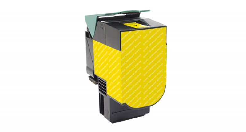 High Capacity Yellow Toner compatible with the Lexmark C540H2YG, C540H1YG