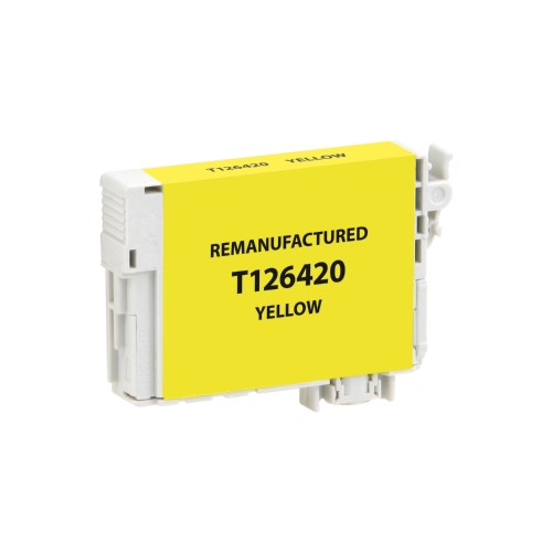 Premium Brand Epson T126420 Yellow High Yield Inkjet Cartridge