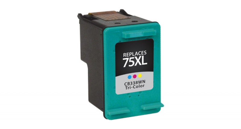 HP CB338WN (HP 75XL) Tri-Color Inkjet Cartridge